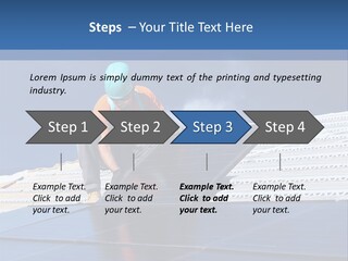 Home White Power PowerPoint Template