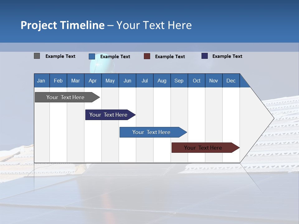 Home White Power PowerPoint Template