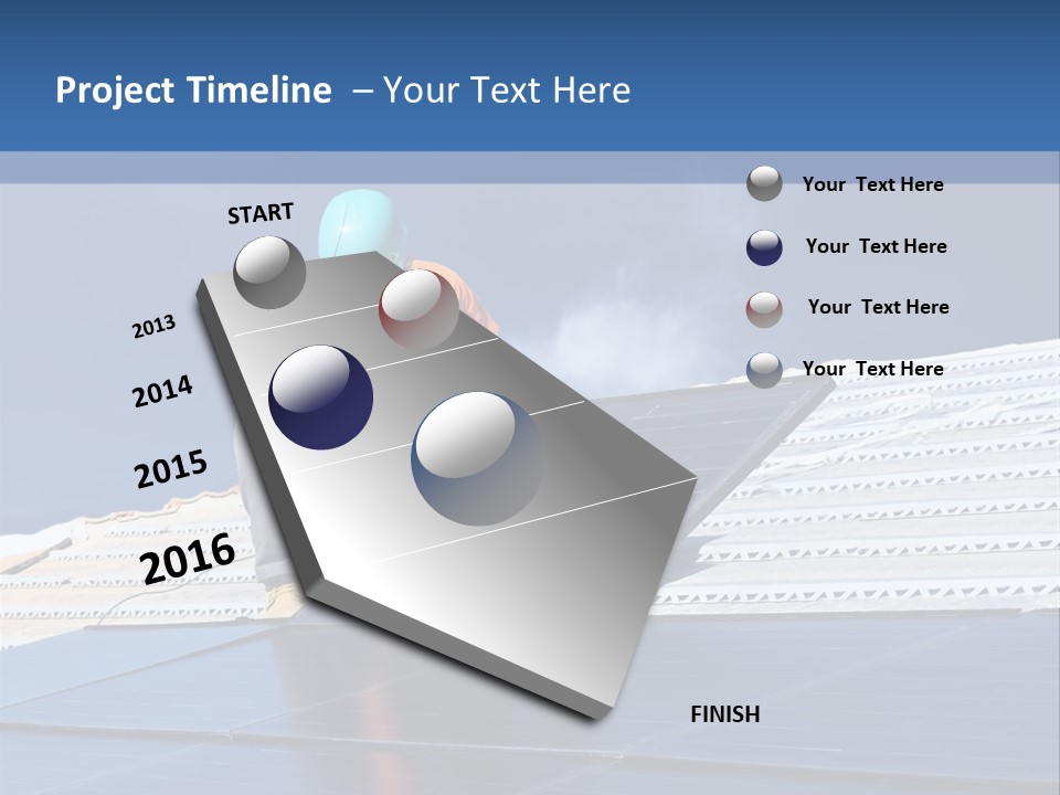 Home White Power PowerPoint Template