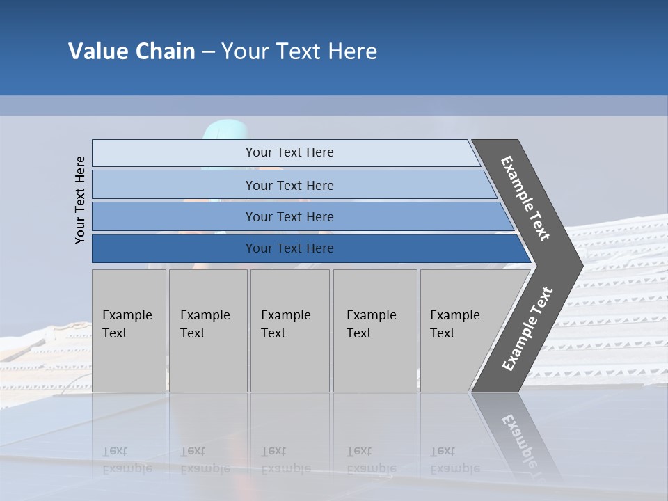 Home White Power PowerPoint Template