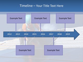 Home White Power PowerPoint Template