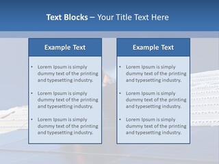 Home White Power PowerPoint Template
