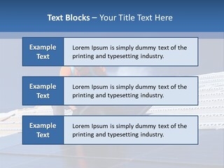Home White Power PowerPoint Template