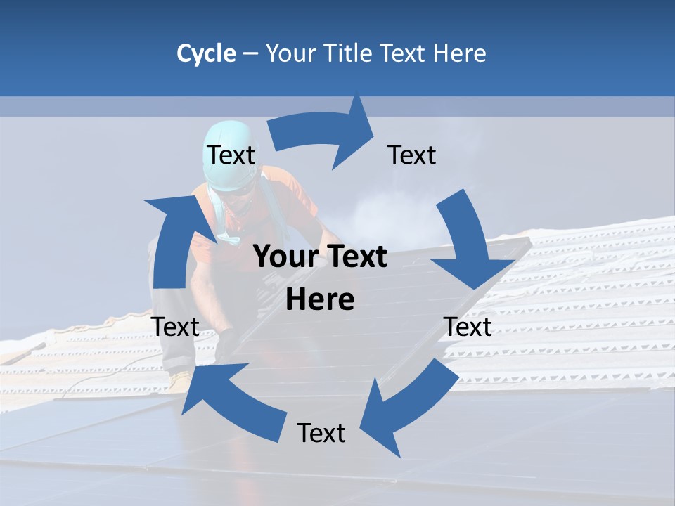 Home White Power PowerPoint Template