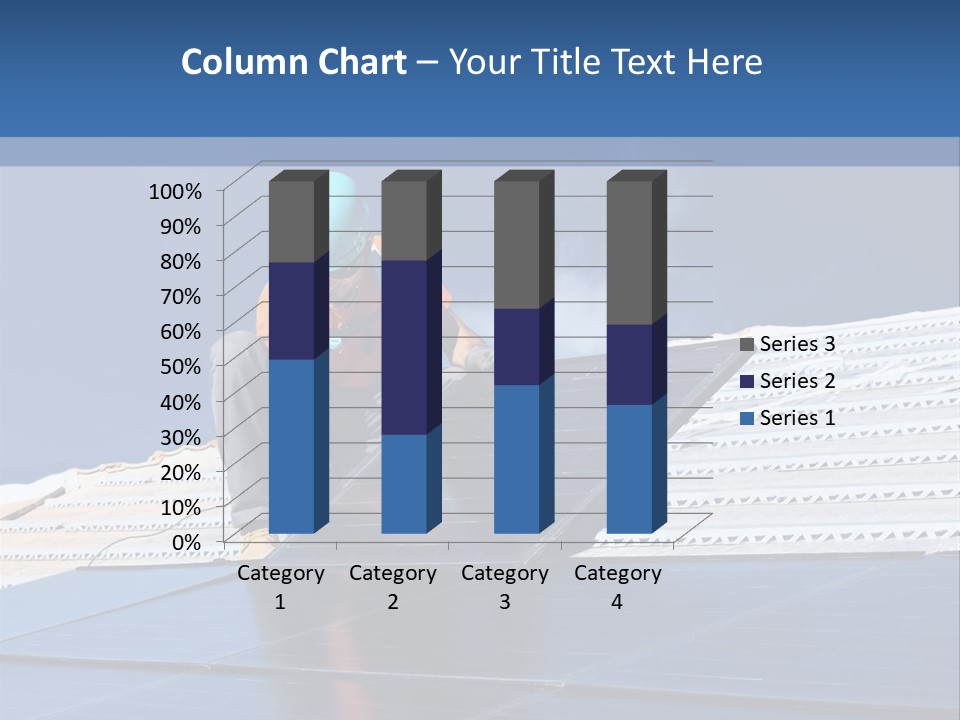 Home White Power PowerPoint Template