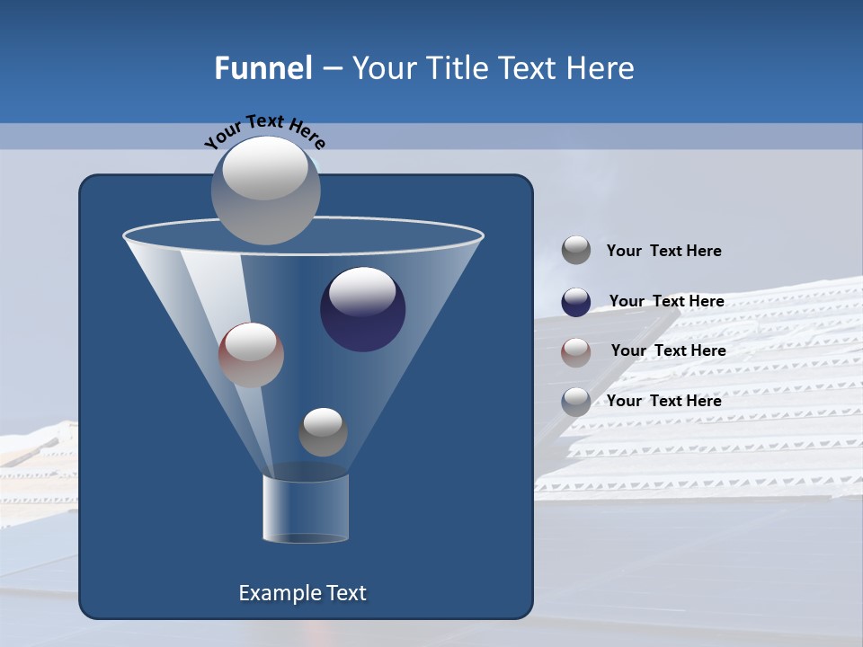 Home White Power PowerPoint Template
