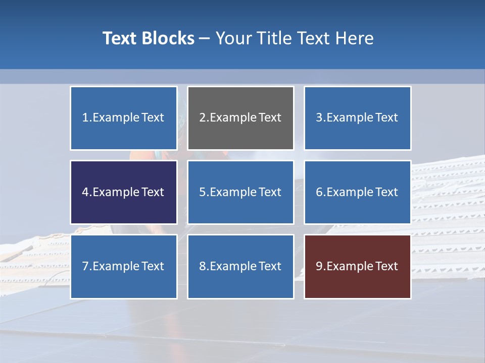 Home White Power PowerPoint Template
