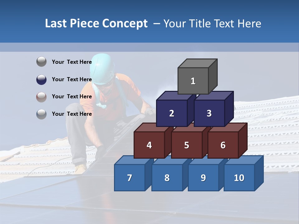 Home White Power PowerPoint Template