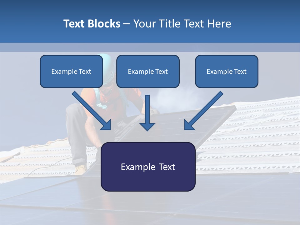 Home White Power PowerPoint Template