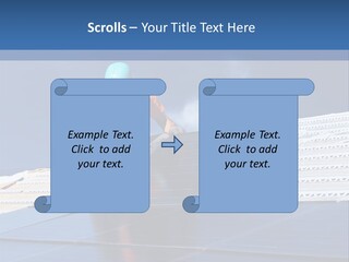 Home White Power PowerPoint Template