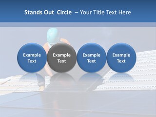 Home White Power PowerPoint Template