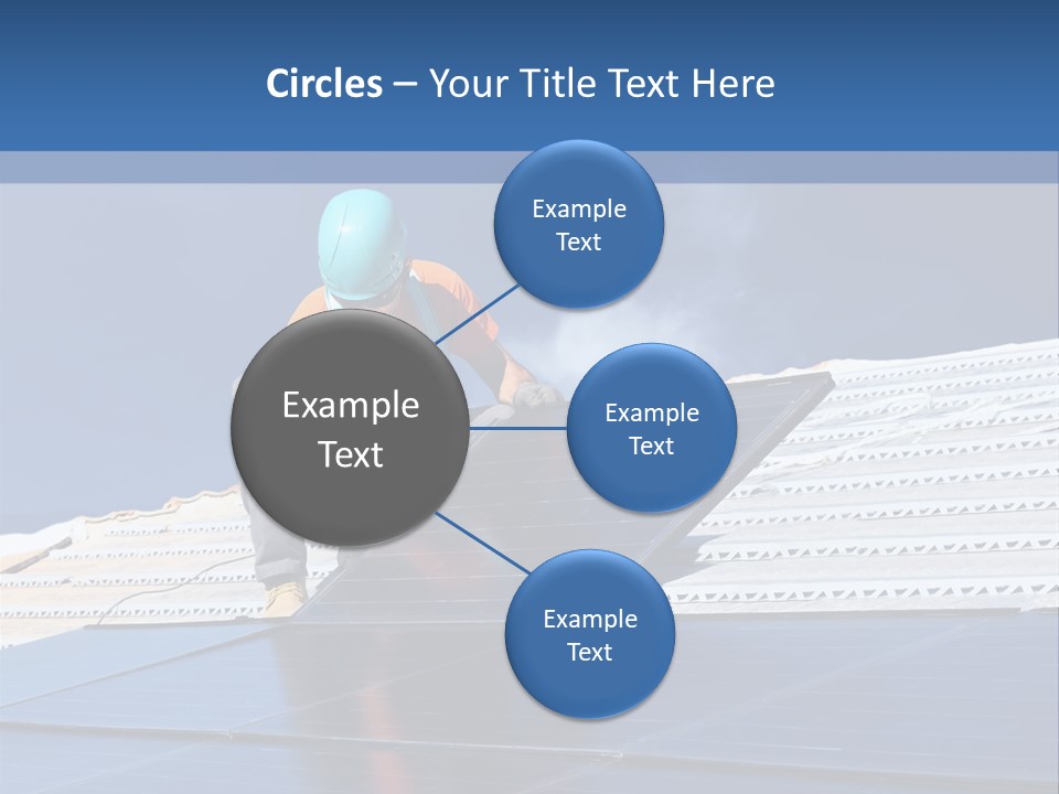 Home White Power PowerPoint Template