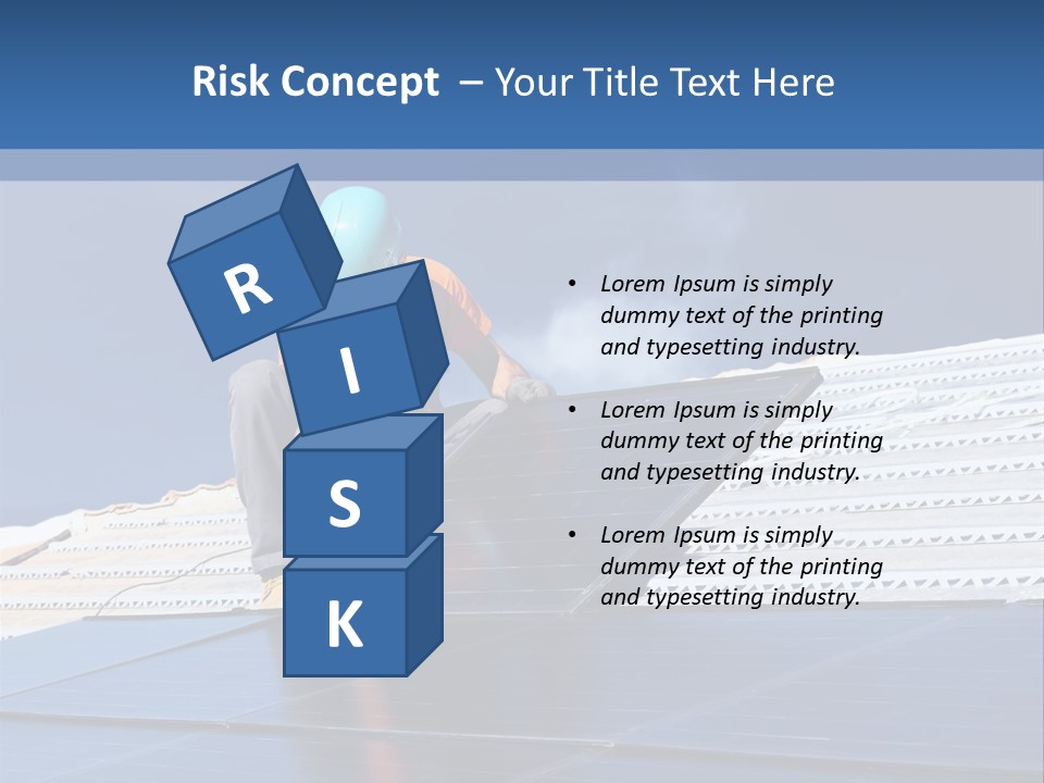 Home White Power PowerPoint Template