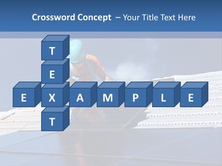 Home White Power PowerPoint Template