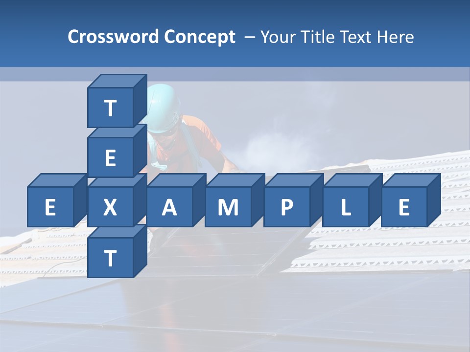 Home White Power PowerPoint Template