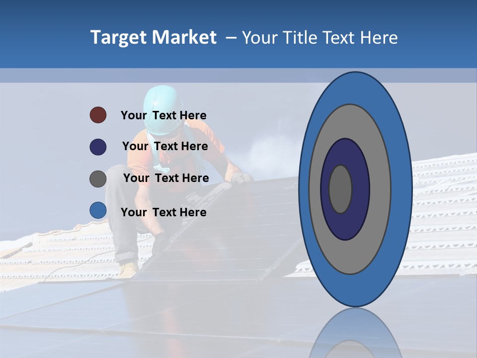 Home White Power PowerPoint Template