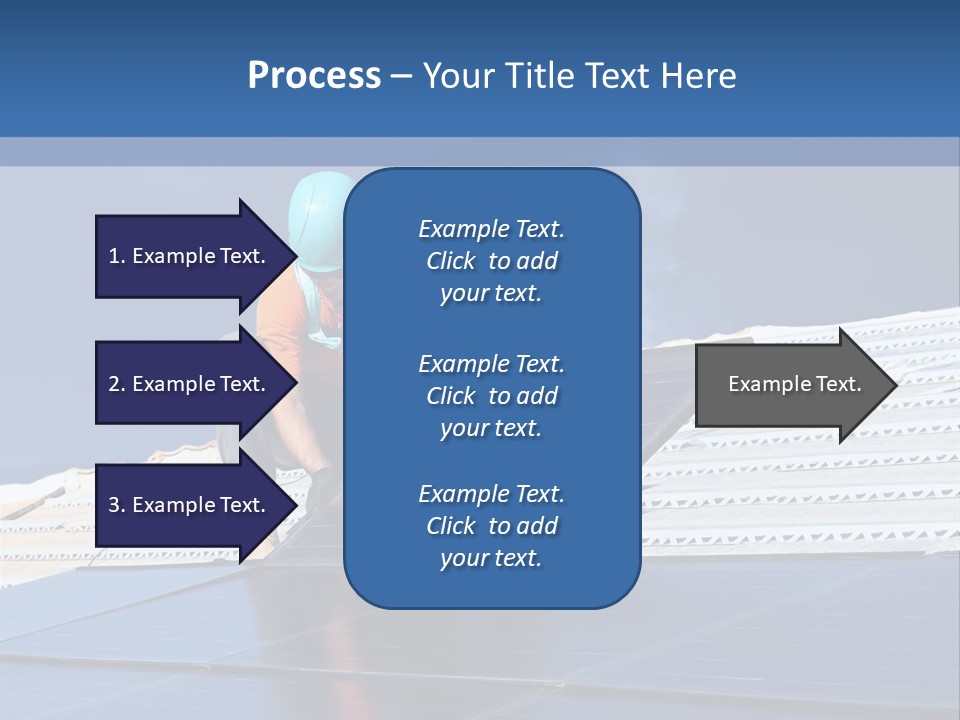 Home White Power PowerPoint Template