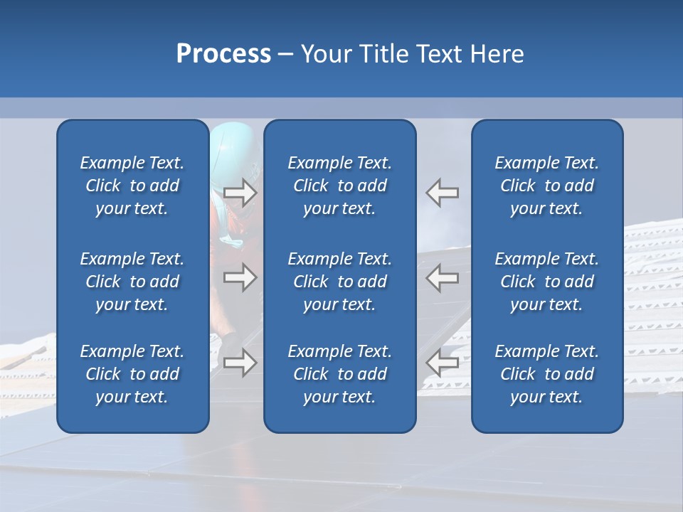 Home White Power PowerPoint Template