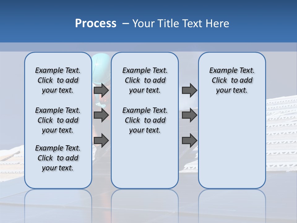 Home White Power PowerPoint Template