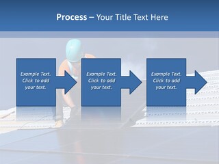 Home White Power PowerPoint Template