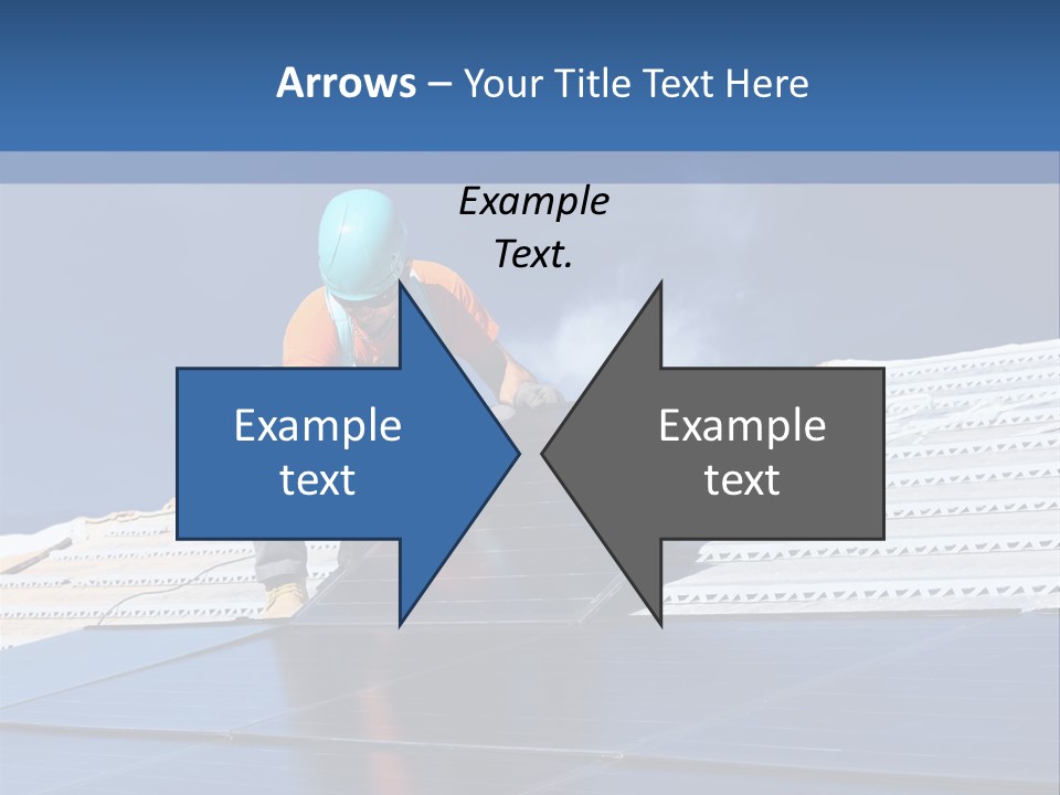 Home White Power PowerPoint Template