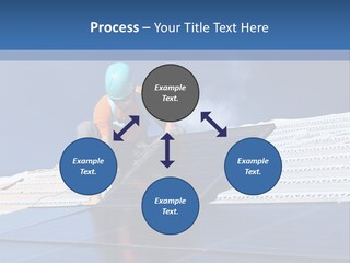 Home White Power PowerPoint Template