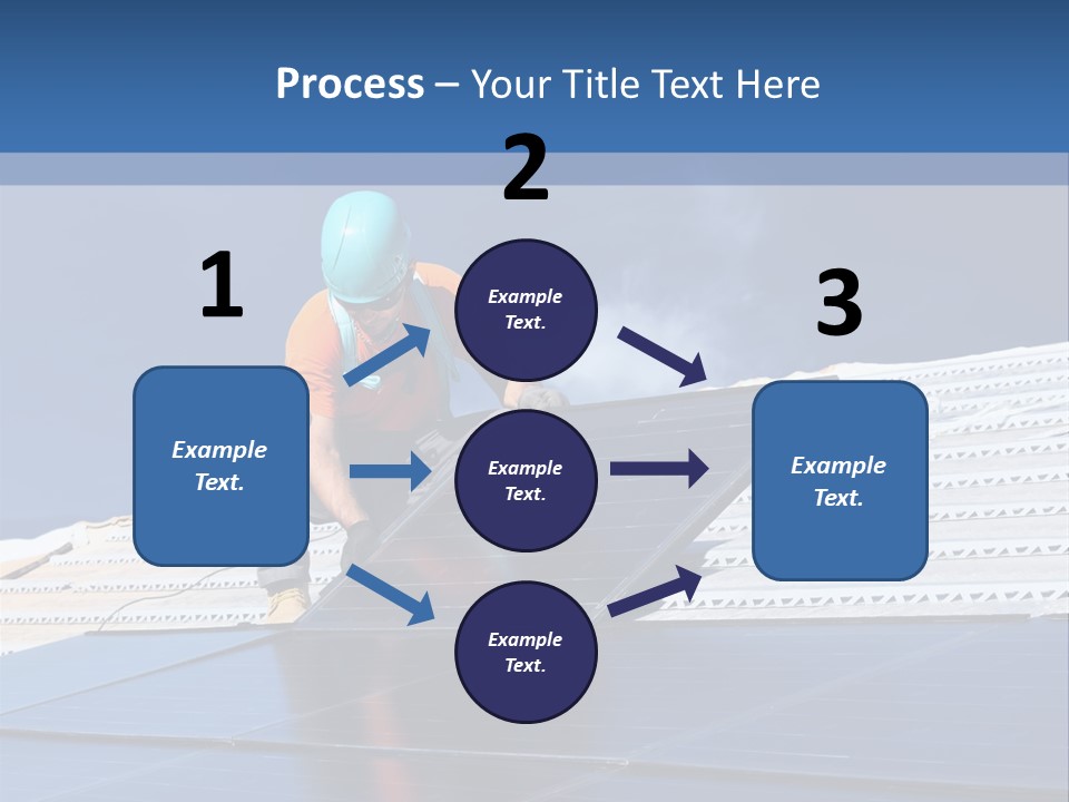Home White Power PowerPoint Template