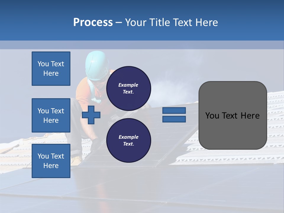 Home White Power PowerPoint Template