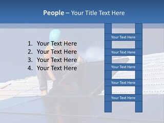 Home White Power PowerPoint Template