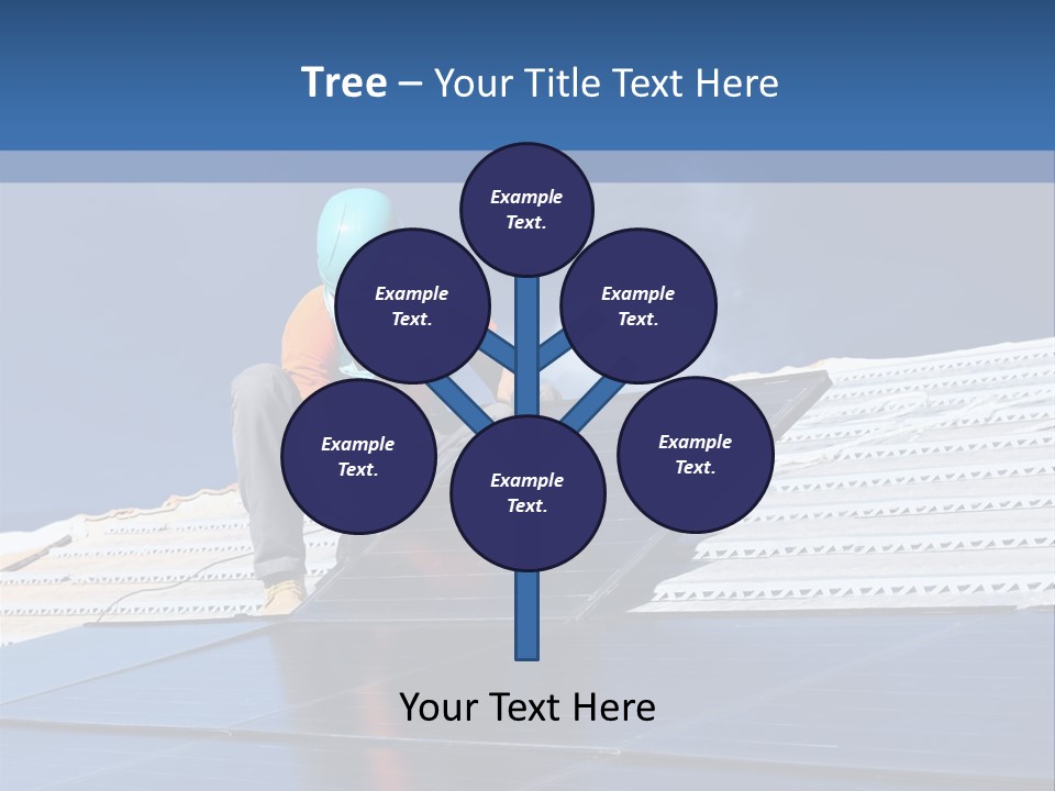 Home White Power PowerPoint Template