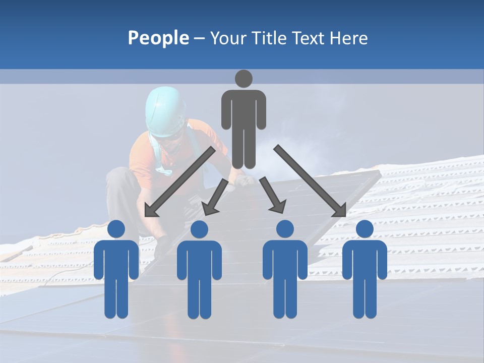 Home White Power PowerPoint Template