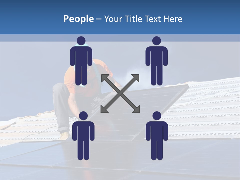 Home White Power PowerPoint Template