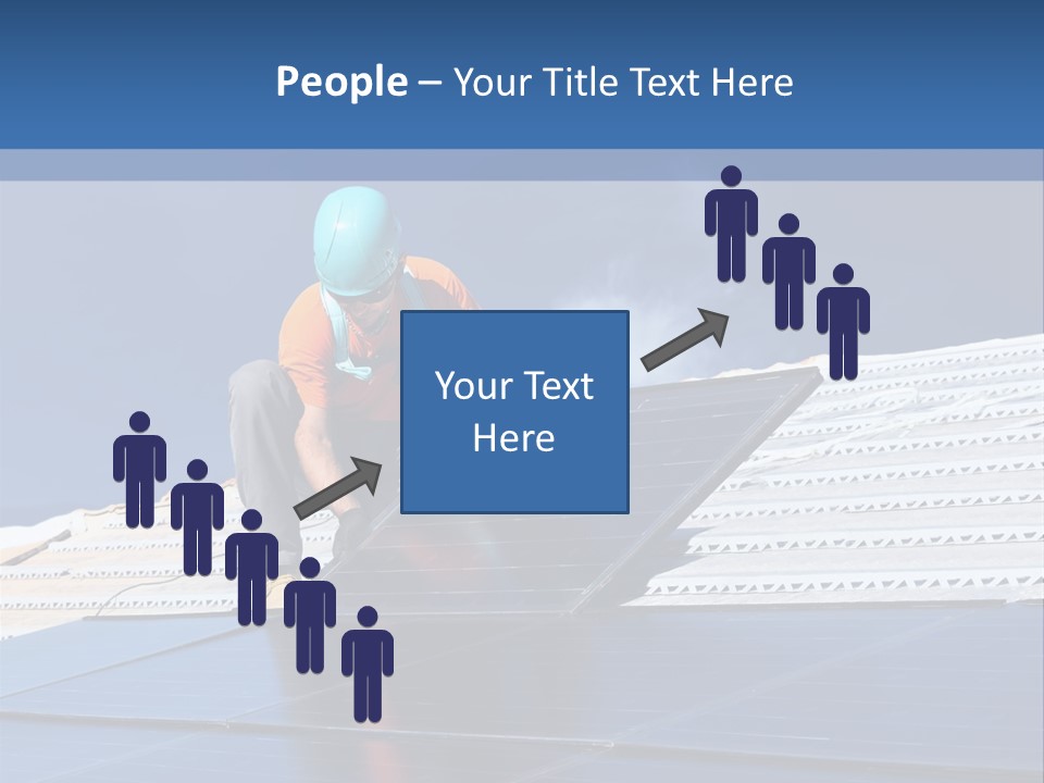 Home White Power PowerPoint Template