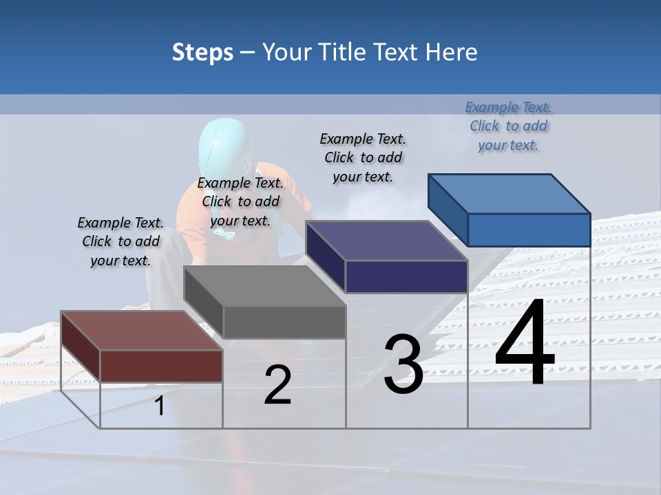 Home White Power PowerPoint Template