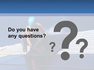 Home White Power PowerPoint Template