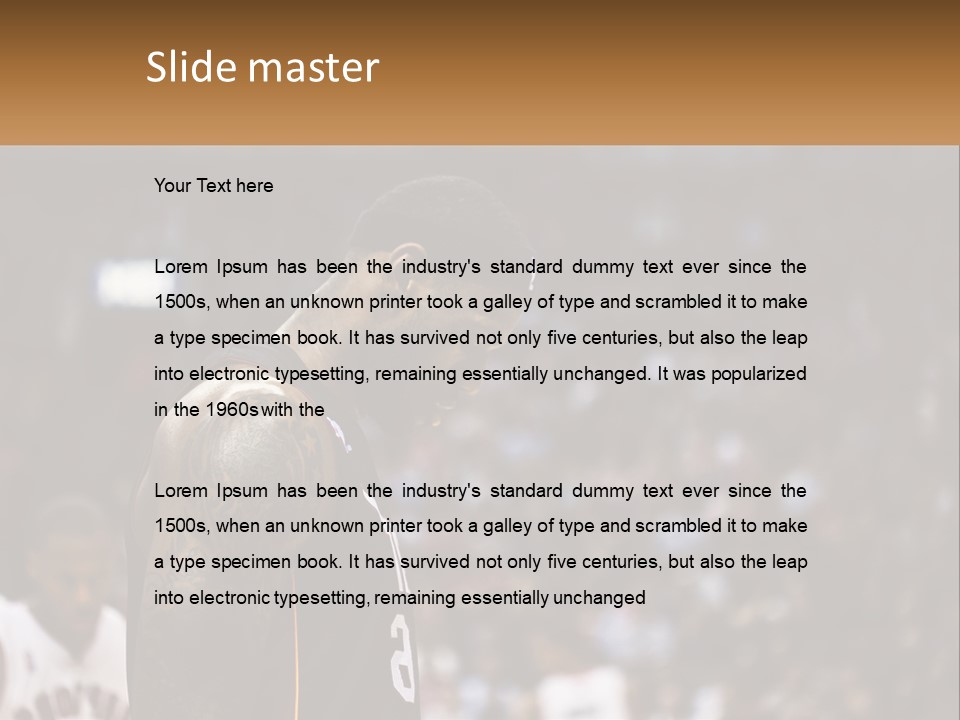 Cold White Power PowerPoint Template