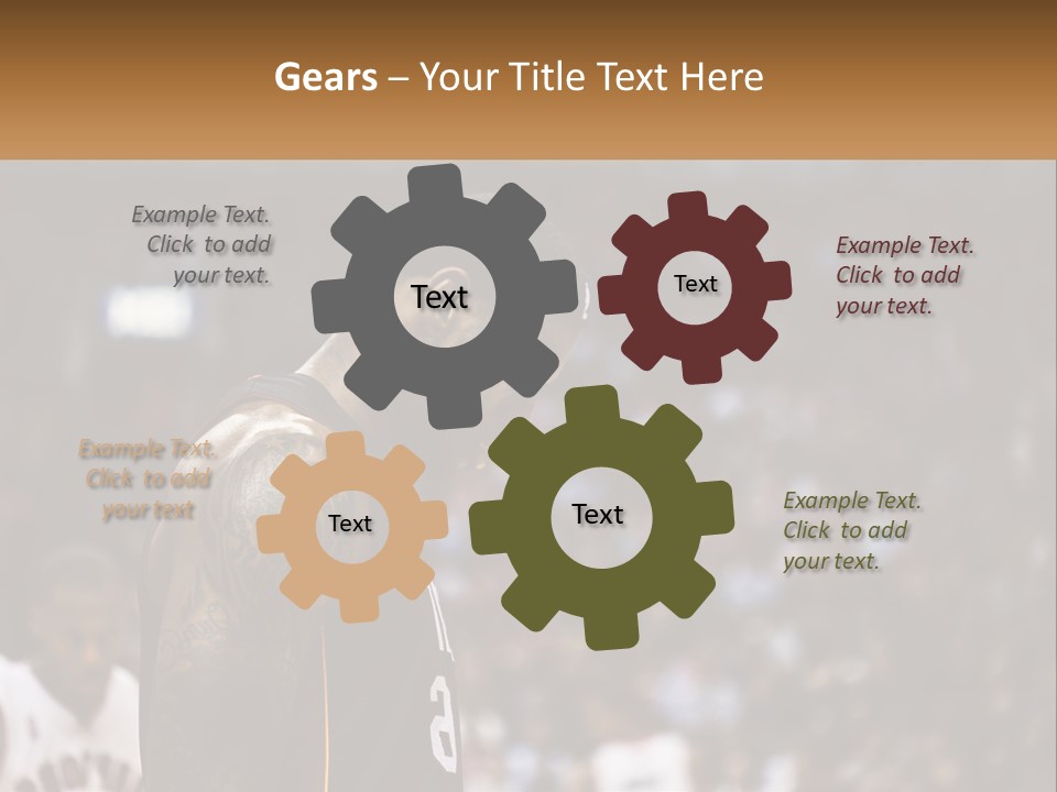 Cold White Power PowerPoint Template