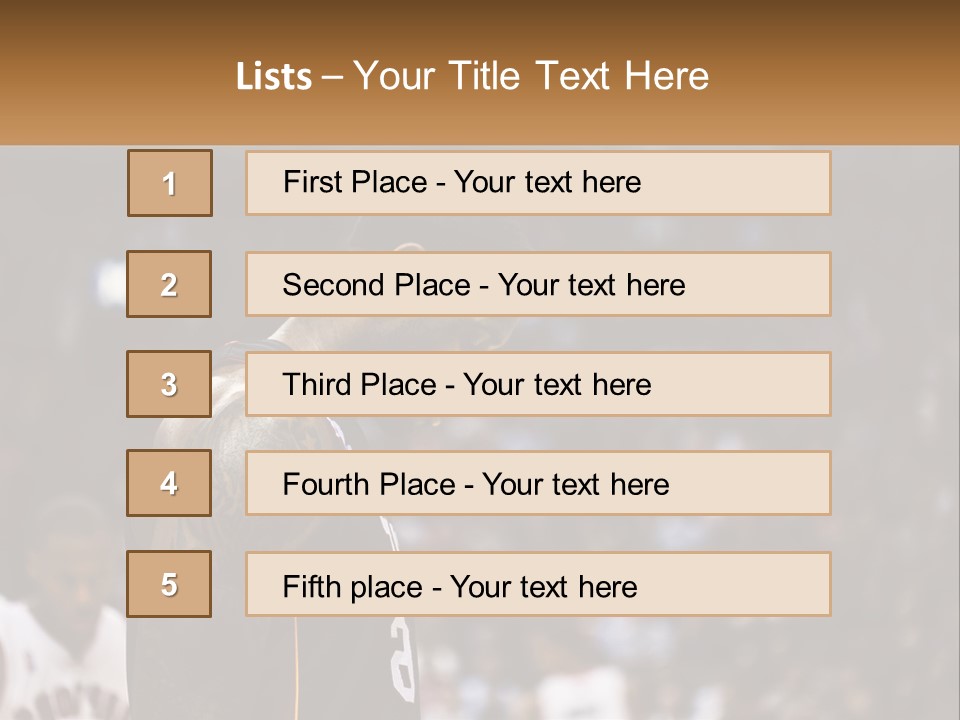 Cold White Power PowerPoint Template