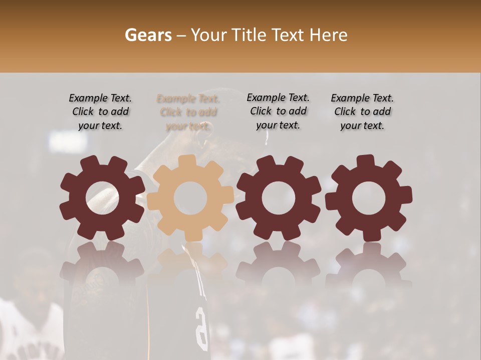 Cold White Power PowerPoint Template