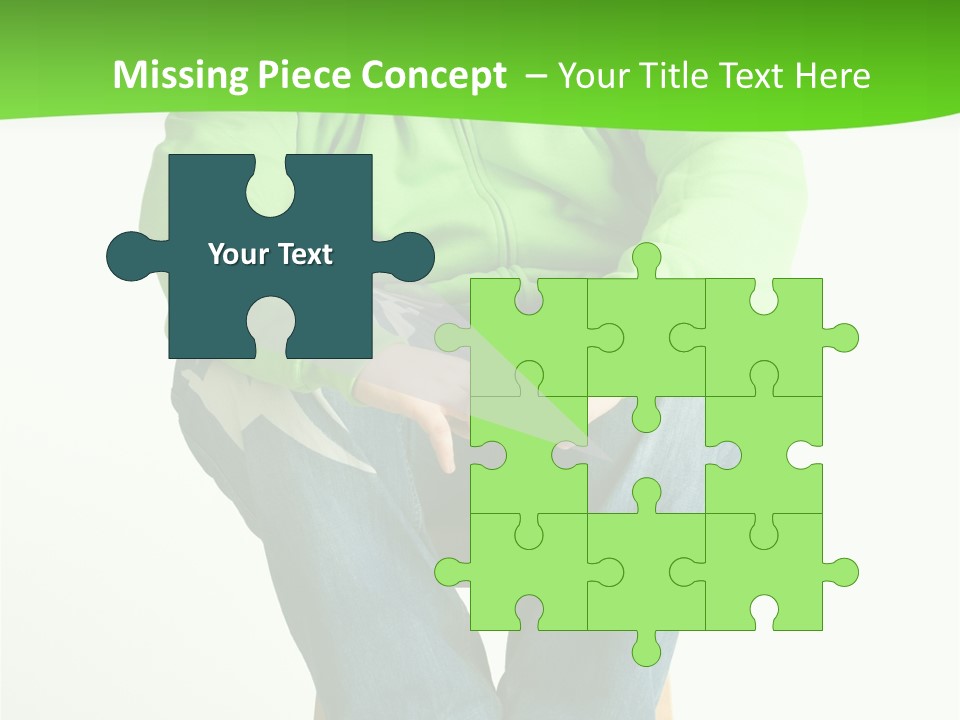 White Energy Part PowerPoint Template