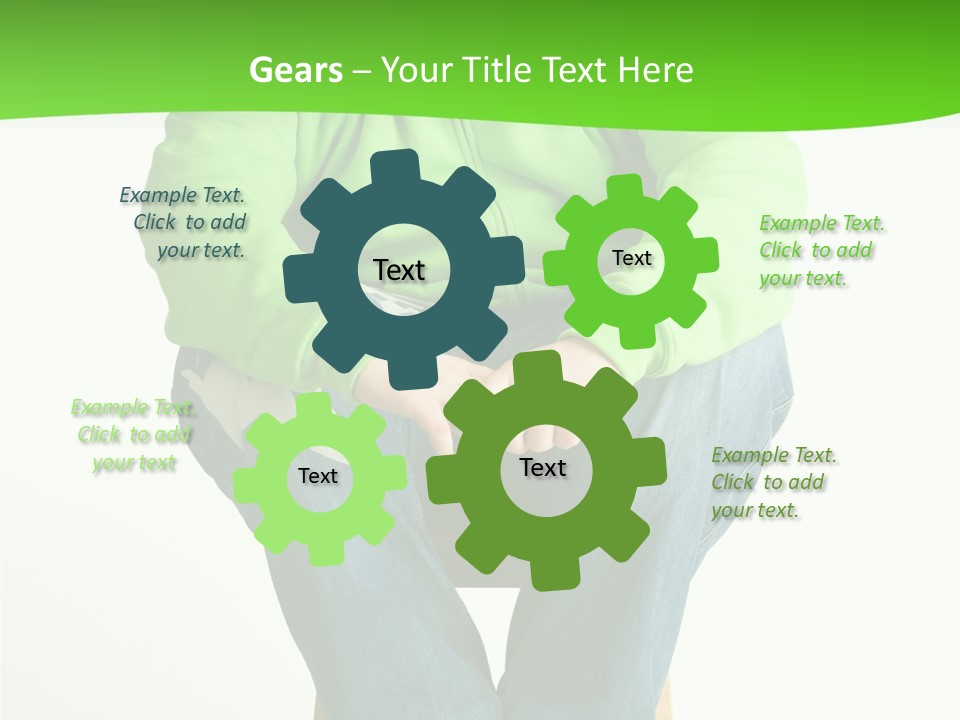 White Energy Part PowerPoint Template