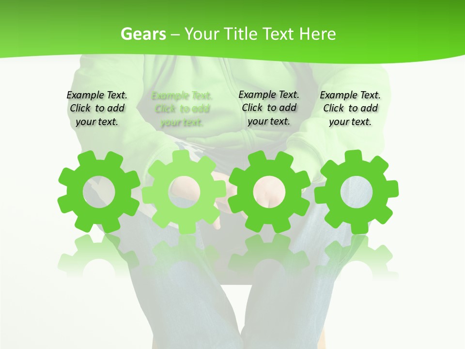 White Energy Part PowerPoint Template