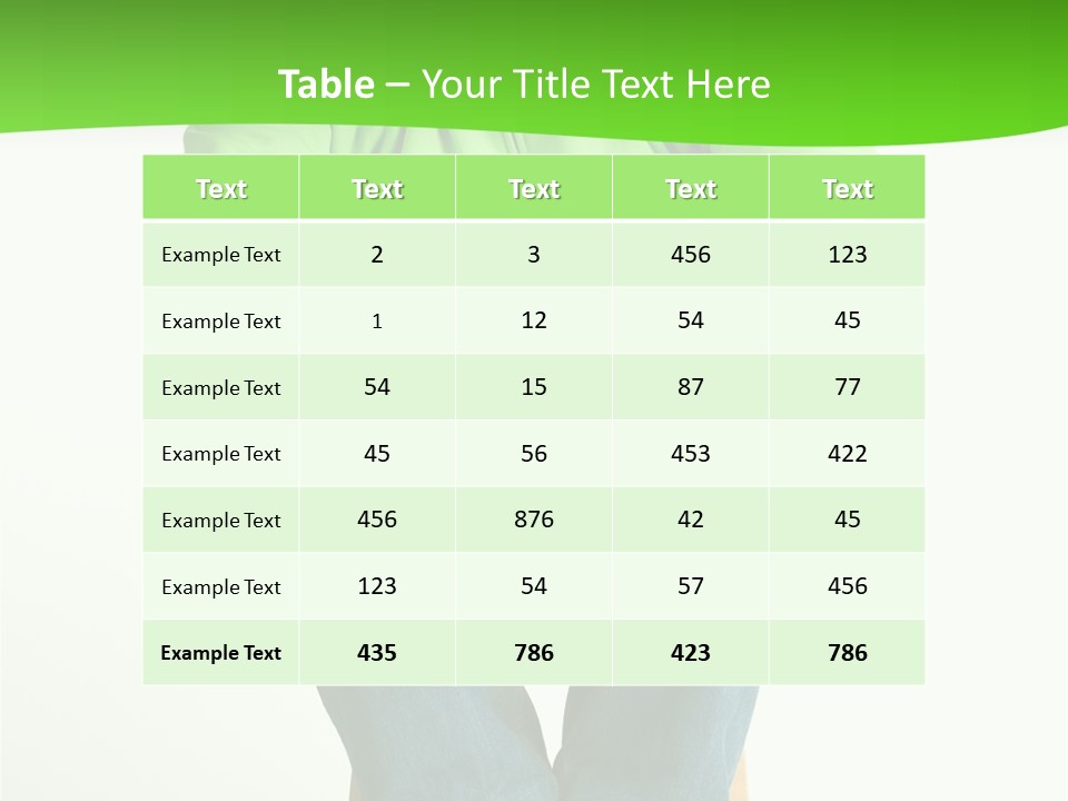 White Energy Part PowerPoint Template