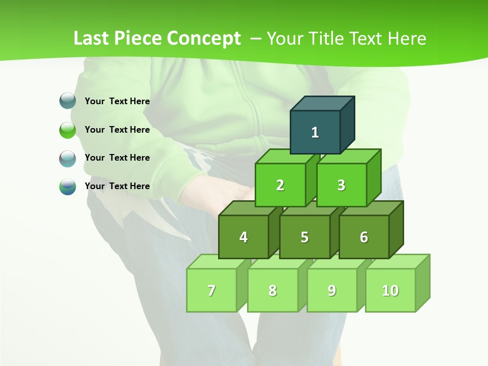 White Energy Part PowerPoint Template