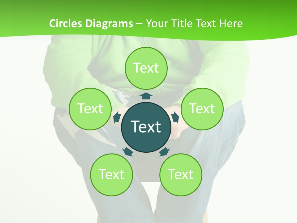 White Energy Part PowerPoint Template