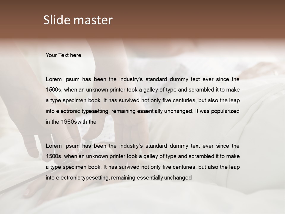 White Industry Power PowerPoint Template