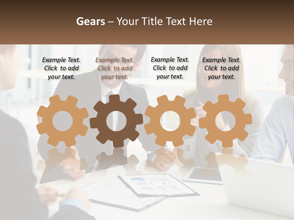 Power Equipment Technology PowerPoint Template