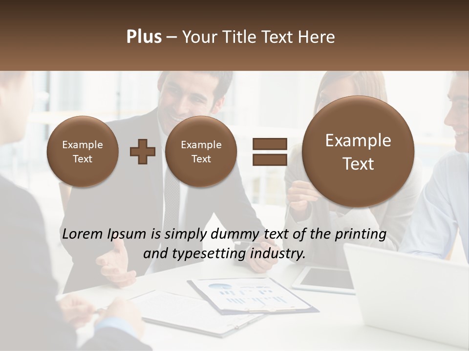 Power Equipment Technology PowerPoint Template