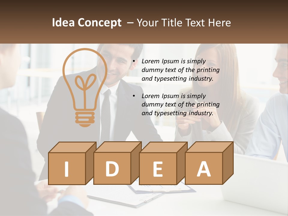 Power Equipment Technology PowerPoint Template