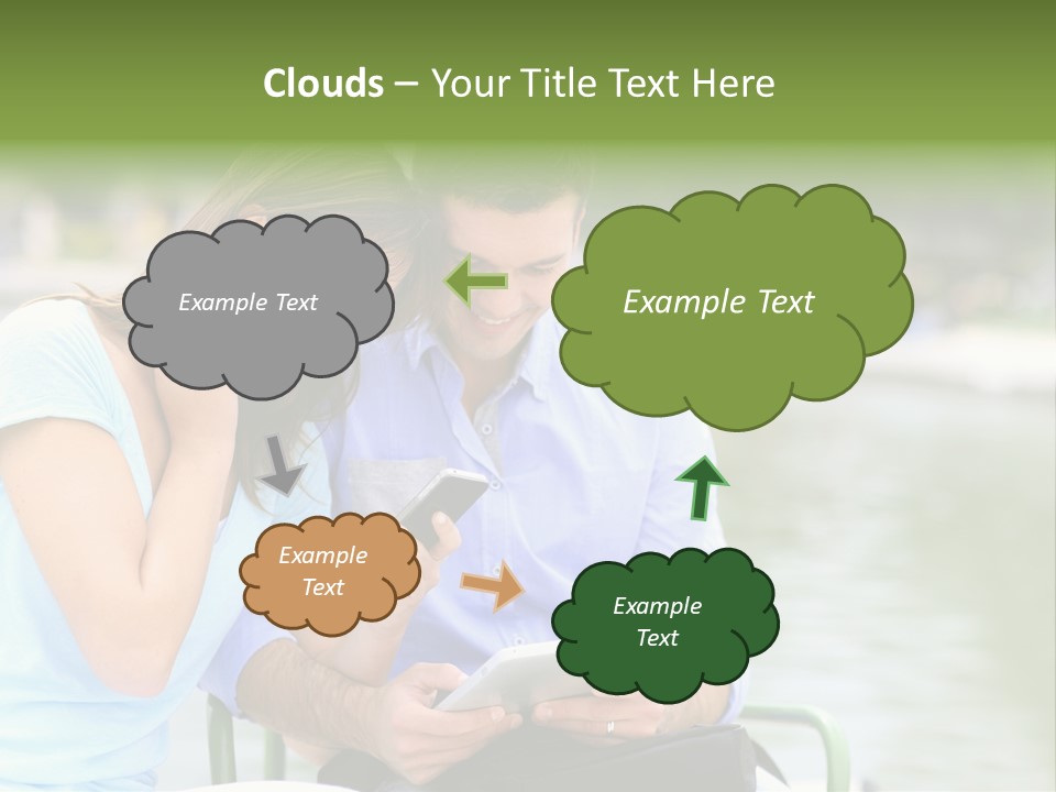 Energy House Electricity PowerPoint Template